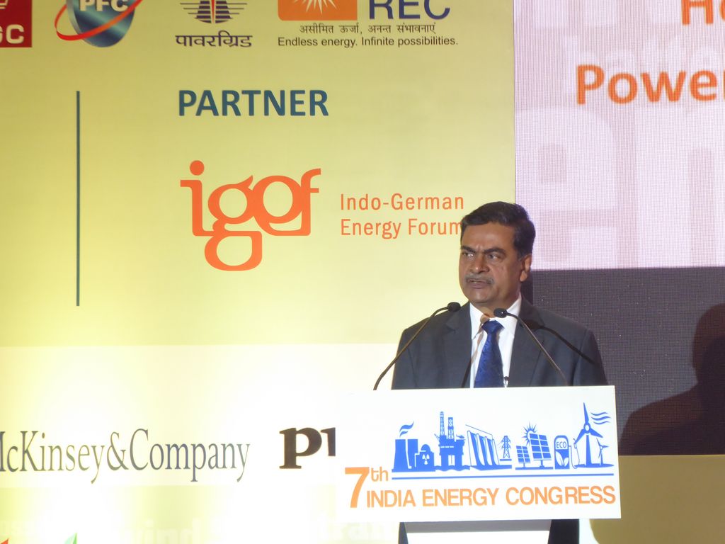 Indian Minister of State for Power and New and Renewable Energy Mr. R.K. Singh addressing the IEC 2018