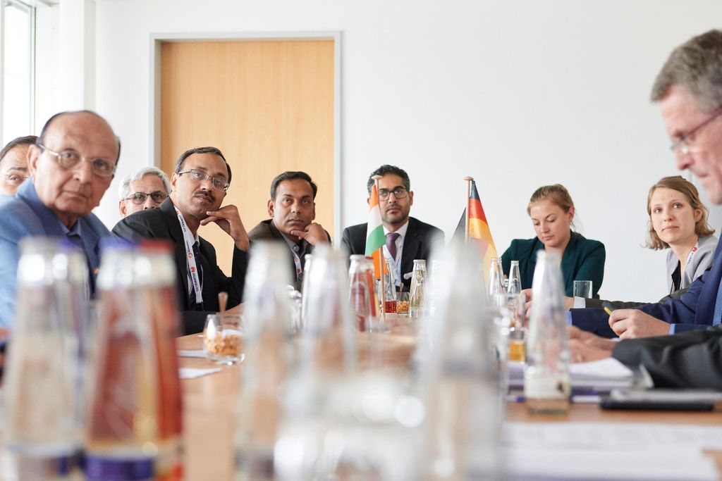 Participants discussed energy sector developments in India and Germany